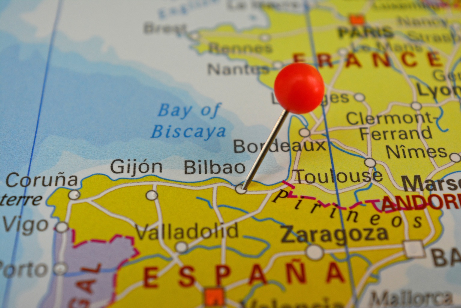 Bilbao on Map