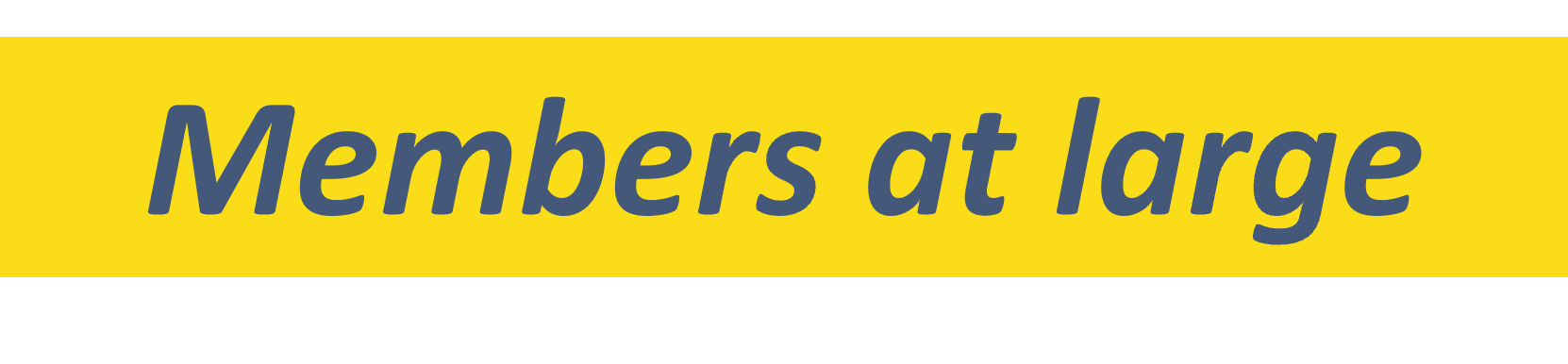 members at large